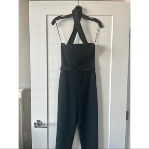 NWT Jason Wu x Grey black crepe jumpsuit. Size 0